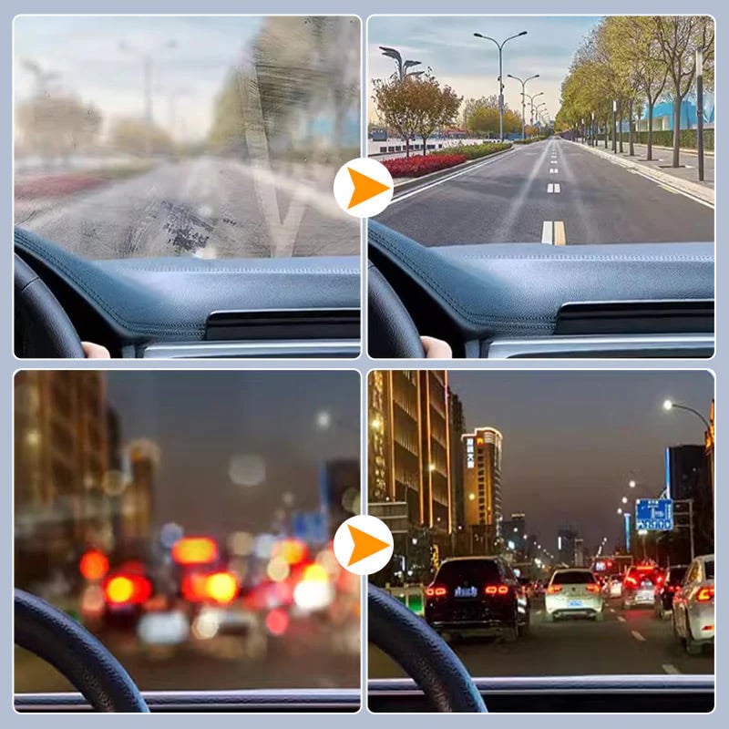 🚗 LIMITED-TIME 30% OFF! ✨ Car Glass Oil Film Stain Removal Cleaner – Powerful, Mild, Protective Coating 💎