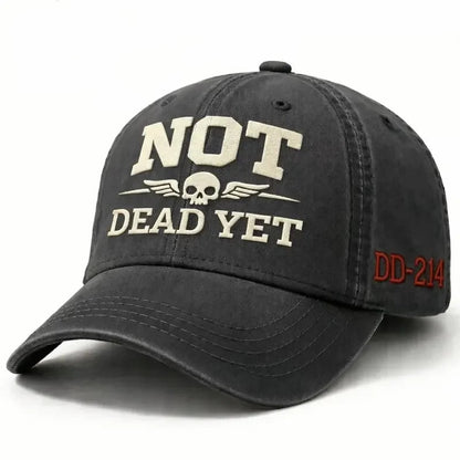 💥Up to 50% Off! 🧢NOT DEAD YET Veteran Dad Hat