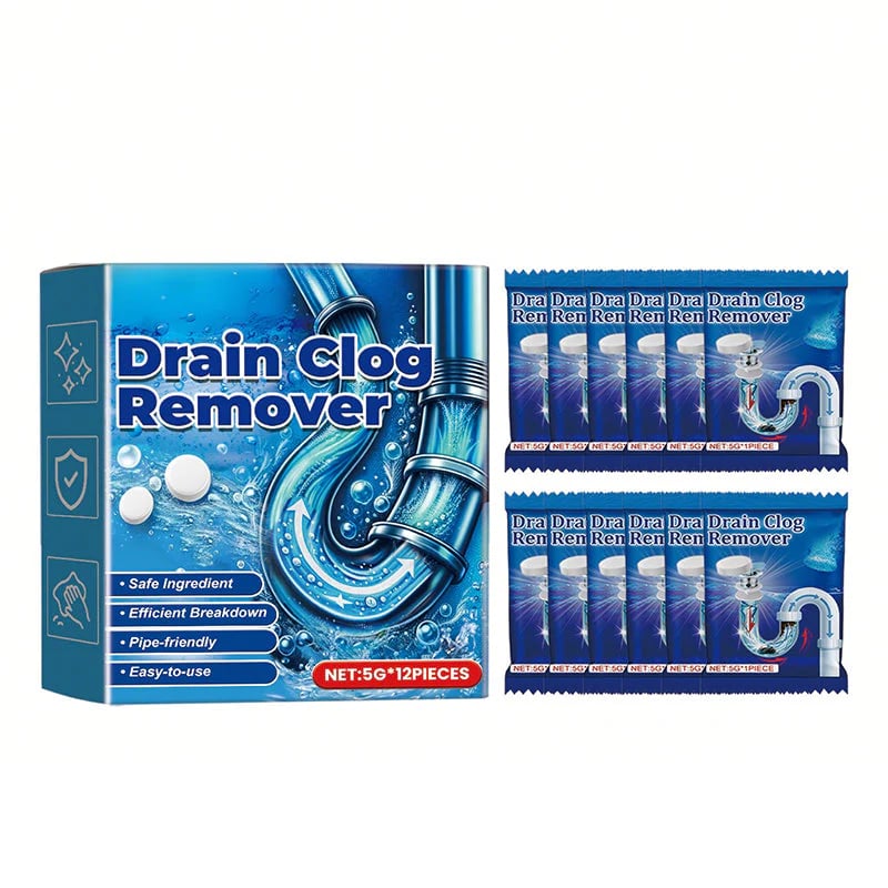 📢📢Limited-time offer⏰Effervescent Drain Clog Remover Tablets🫧🧼