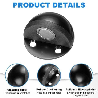 HOT SALE🔥  Hidden Stainless Steel Rubber Dual-use Door Stopper Door Holders