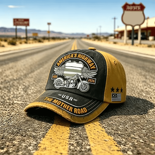 🏍️Retro US 100th Anniversary Art Printed Casual Baseball Cap