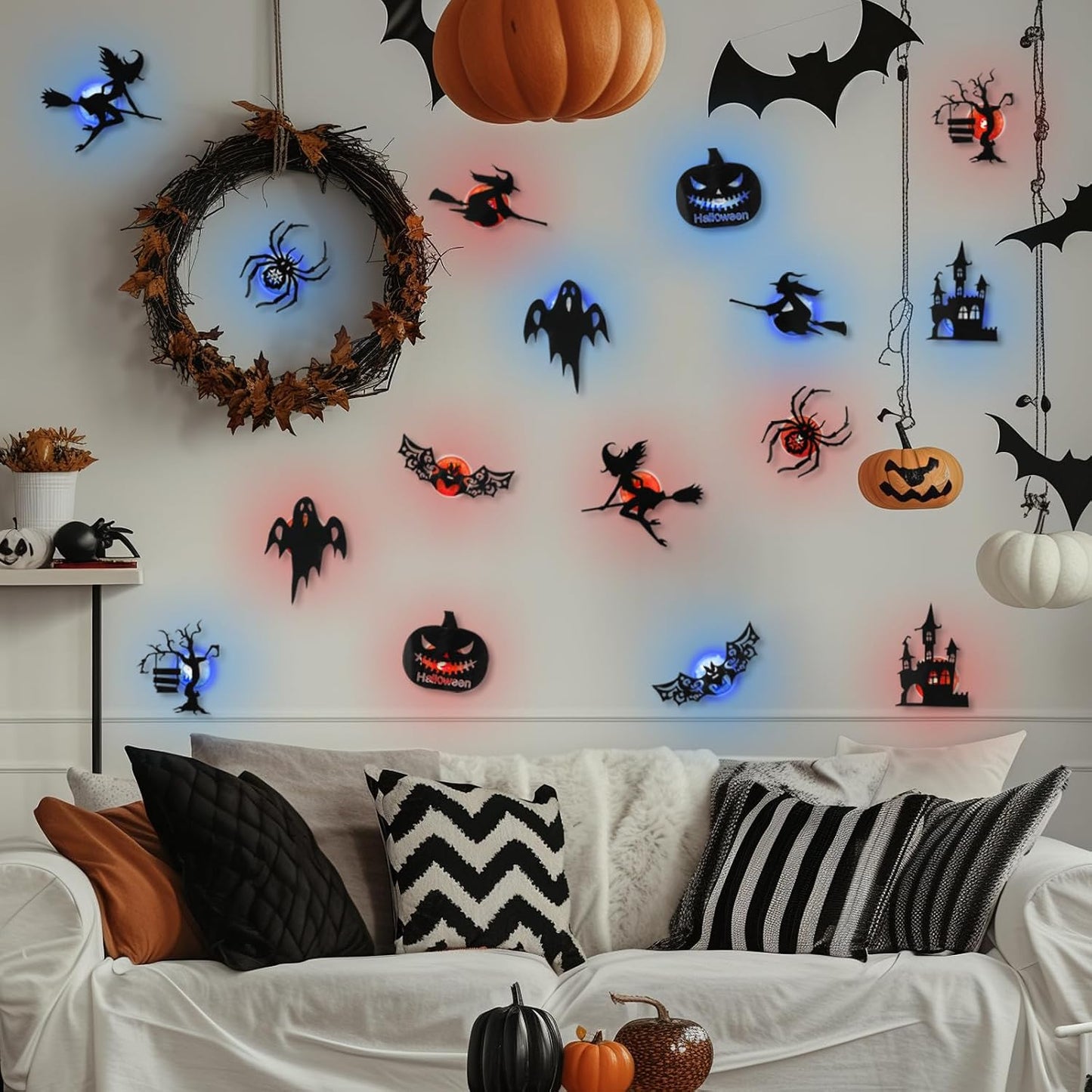 Halloween LED Wall Light Stickers