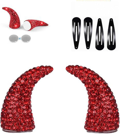💥 LAST DAY 49% OFF - 😈✨ Cute Sparkle Magnetic Devil Horns