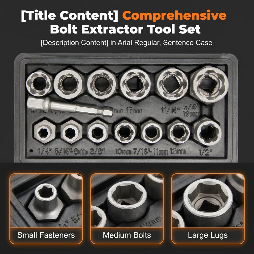 🧰13+1 PCS Bolt & Nut Extractor Set🔩
