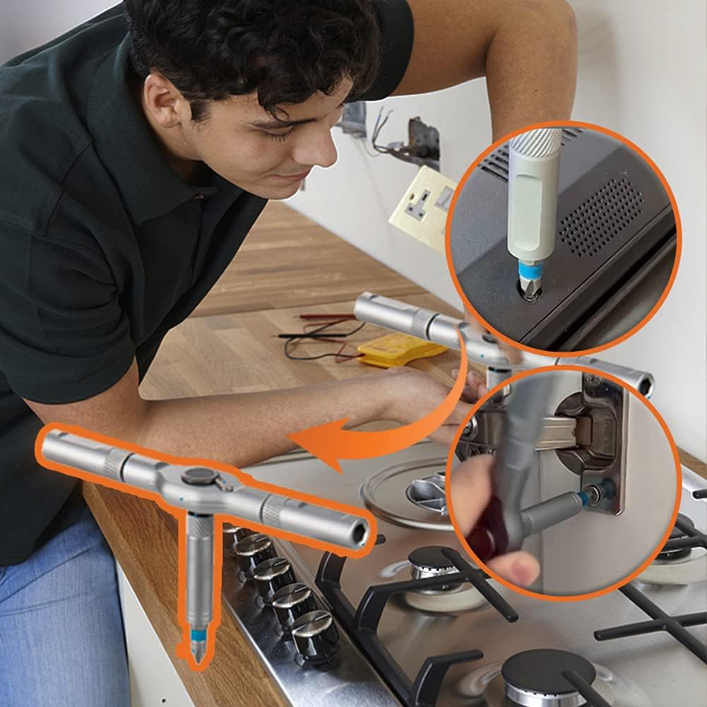 🔥LAST DAY SALE 46% OFF🔥24 in 1 DlY Screwdriver Set Magnetic Compact and Portable Ratchet Screwdriver