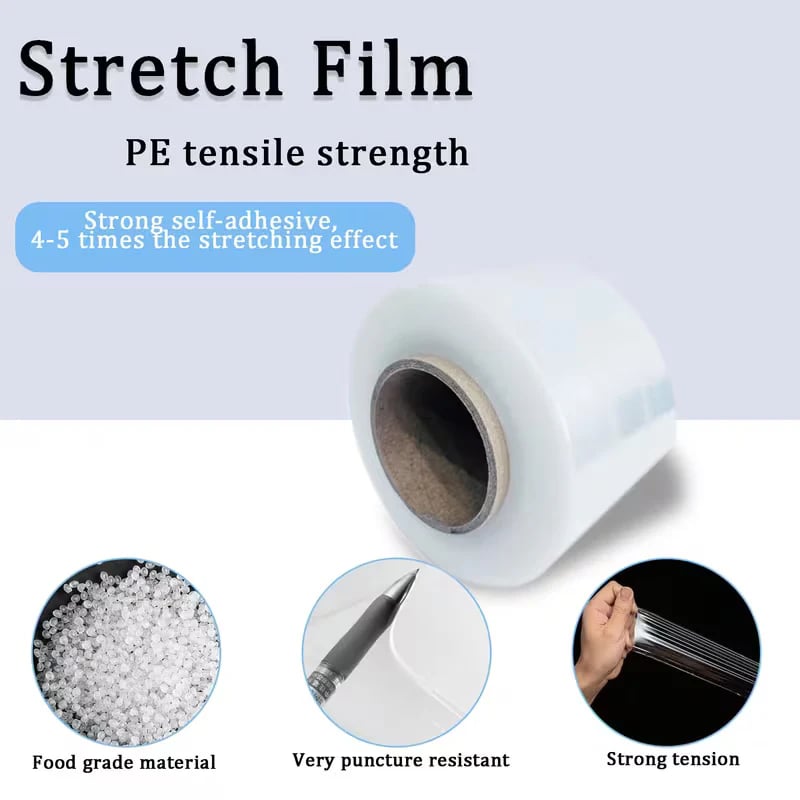 Stretchable Shrink Film / Sealing Film for Bottles, Jars, and Cans