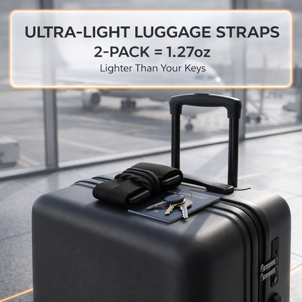 Multi-purpose, strong, adjustable luggage strap
