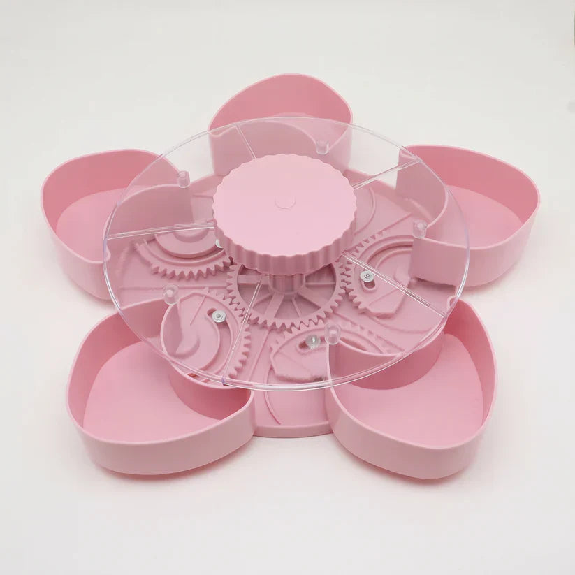 Rotating Serving Tray for Snacks