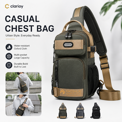 ⏳Time-Limited Special⏰Adjustable Oxford Cloth Chest Bag – Lightweight, durable & versatile. Perfect for hands‑free daily carry. Stylish & practical! 🌟👜