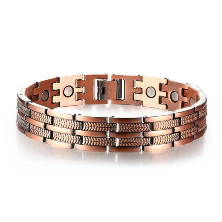 📢📢50% OFF !!🎁 Copper magnetic bracelet--Relieve fatigue and promote blood circulation
