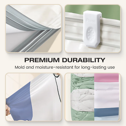 Thickened No-Pump Vacuum Storage Bags