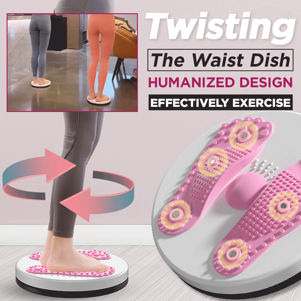 🥳 HOT SALE 2026 🥳💞 50,000+ SOLD! 👵 ✨ Waist Twist Massage & Balance Board for Exercises – Fat Burning, Slimmer Waist & Improved Blood Circulation at Home