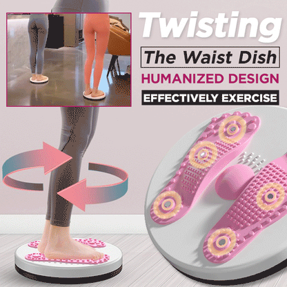 🥳 HOT SALE 2026 🥳💞 50,000+ SOLD! 👵 ✨ Waist Twist Massage & Balance Board for Exercises – Fat Burning, Slimmer Waist & Improved Blood Circulation at Home