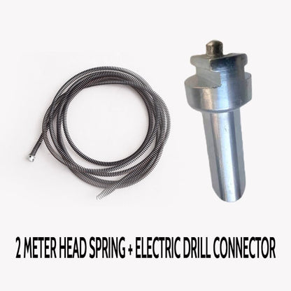 🚿 50% OFF! 🎉 Electric Spring for Drain Cleaner – Powerful, Flexible & Lightweight 🪠📦