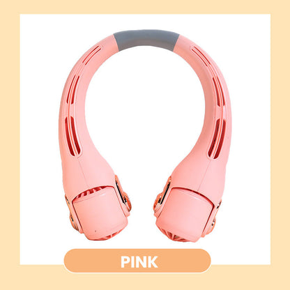 💨 Neck Air Conditioner Fan – Ultra-Quiet, Portable & 360° Rotating – Perfect for Summer 🌞