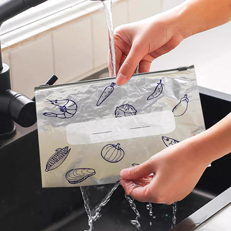✨♻️Reusable Aluminum Foil Sealable Storage Bags