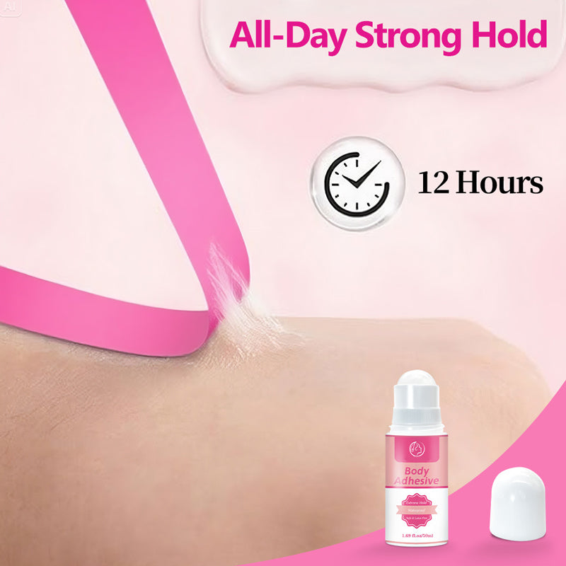 Clothing Anti-Peek Adhesive with Gliding Ball