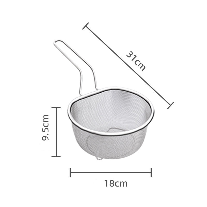 📢📢50% OFF !! ⏰Stainless Steel Sieve with Handle🥄🫕