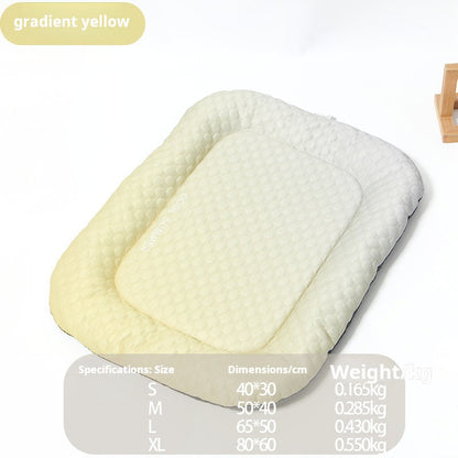 Pet Cooling Pad Mat for Dogs and Cats - Ice Silk Summer Cool Bed Blanket in Gradient Colours