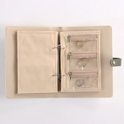 ⏰Elegant Portable Checkered Jewelry Storage Bag