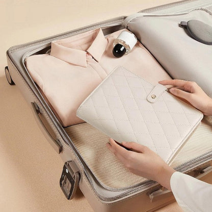 ⏰Elegant Portable Checkered Jewelry Storage Bag