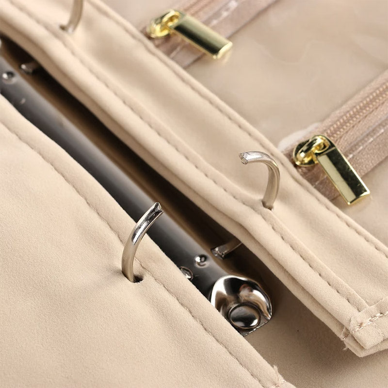⏰Elegant Portable Checkered Jewelry Storage Bag