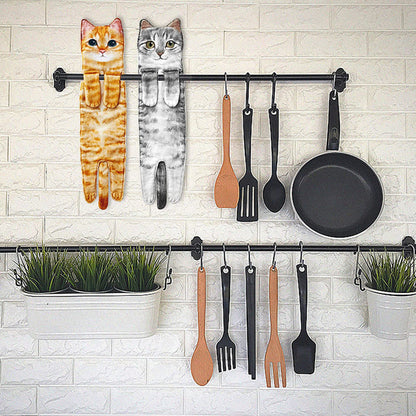 🎁Christmas Gift idea 60% OFF🎄🎅✨😺Cute Cat Hand Towel🐾