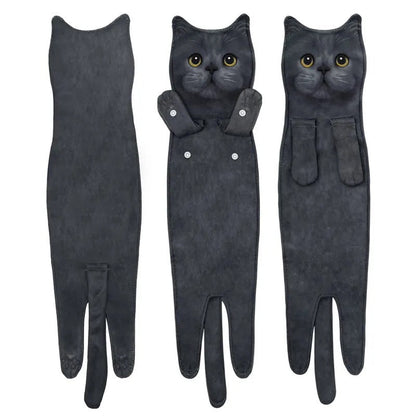 🎁Christmas Gift idea 60% OFF🎄🎅✨😺Cute Cat Hand Towel🐾
