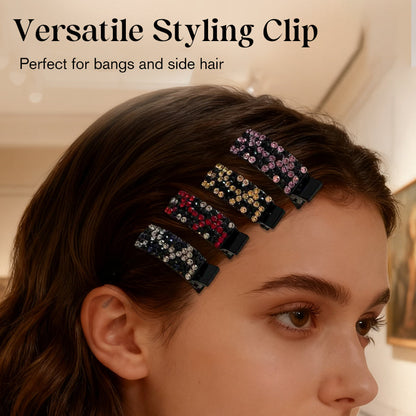 💕Last Day 49% OFF💕Rhinestone Hair Clip for Bangs