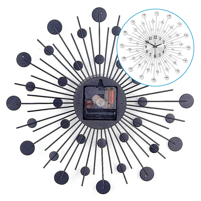 ✨ 50% OFF NOW! 🕰️ Rhinestone Wall Clock – Silent Movement, Sparkling Design & Elegant Home Decor 💎