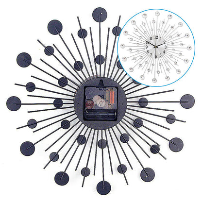 ✨ 50% OFF NOW! 🕰️ Rhinestone Wall Clock – Silent Movement, Sparkling Design & Elegant Home Decor 💎