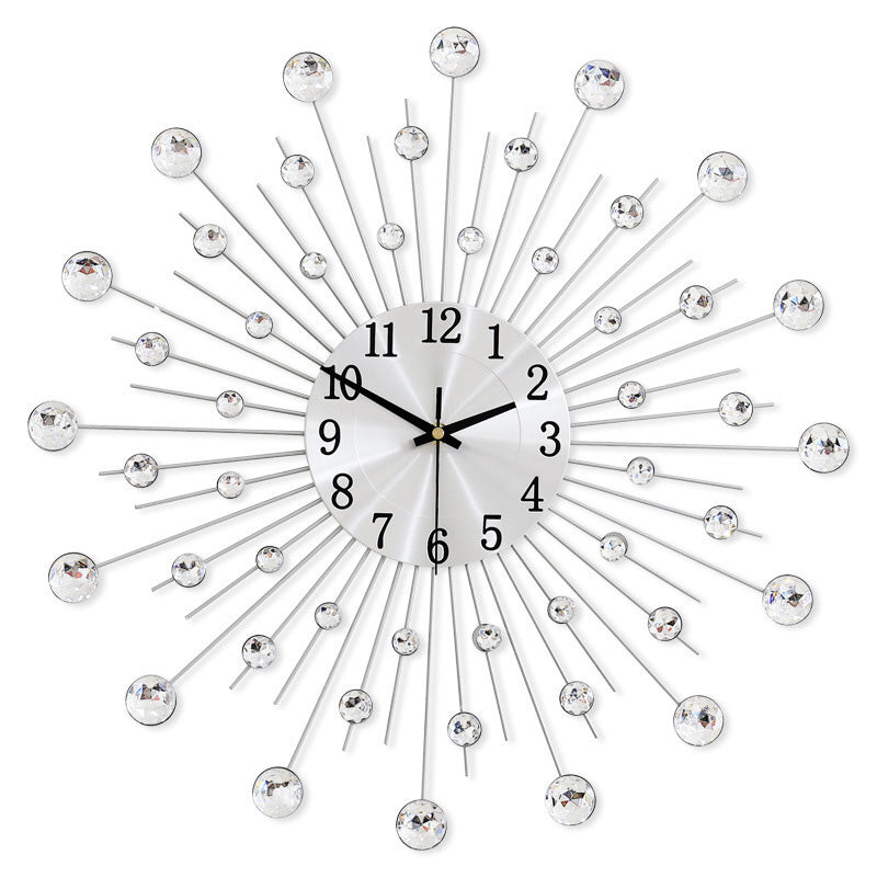 ✨ 50% OFF NOW! 🕰️ Rhinestone Wall Clock – Silent Movement, Sparkling Design & Elegant Home Decor 💎