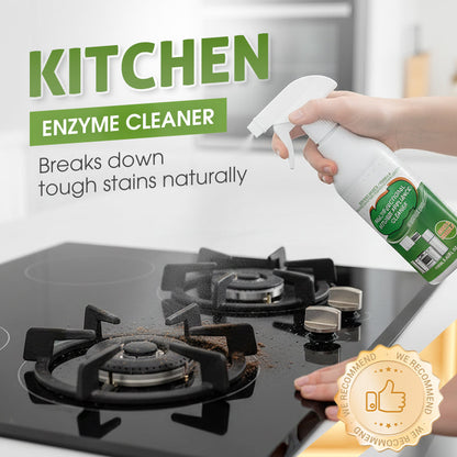 Multi-purpose kitchen grease cleaner, powerfully cleans stovetops, ovens, microwaves, and frying pans.