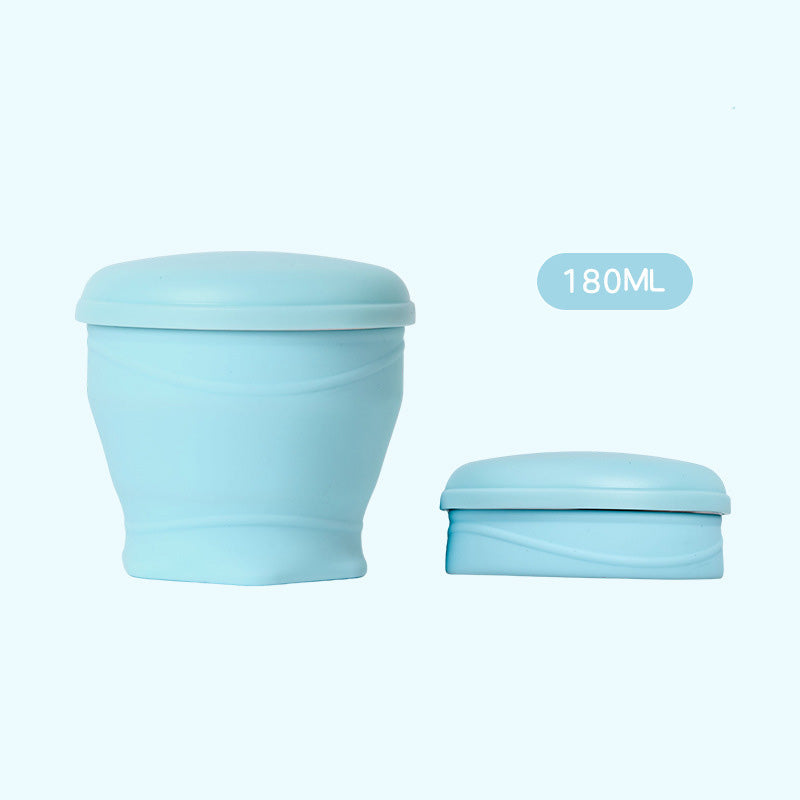 Collapsible Silicone Travel Cup with Lid