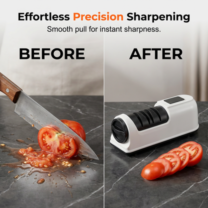 3-Stage Electric & Manual Knife Sharpener
