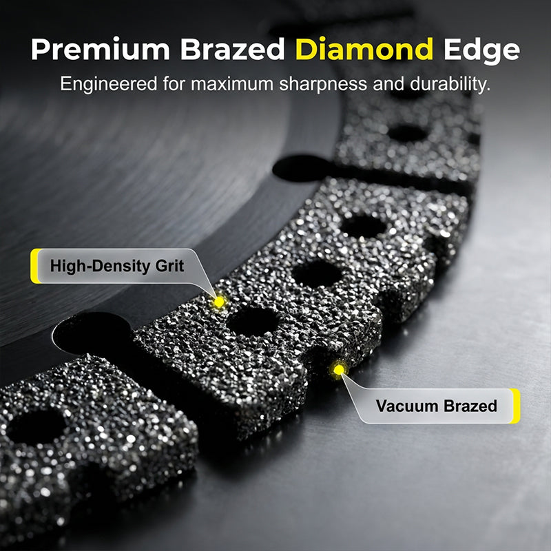 💎Fast and precise cutting discs for angle grinders, suitable for smooth cutting and creating curved shapes in ceramic, marble and granite