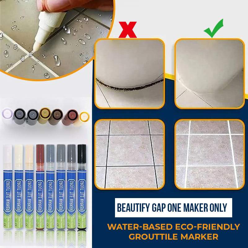 Tile Grout Repair Coloured Pencil