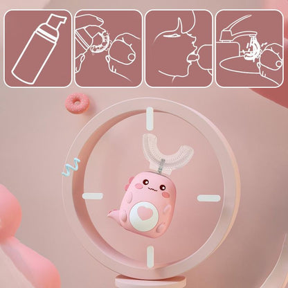 ⏰Los productos más vendidos tienen un 50 % de descuento🦷🪥Cepillo de dientes eléctrico inteligente en forma de U para niños