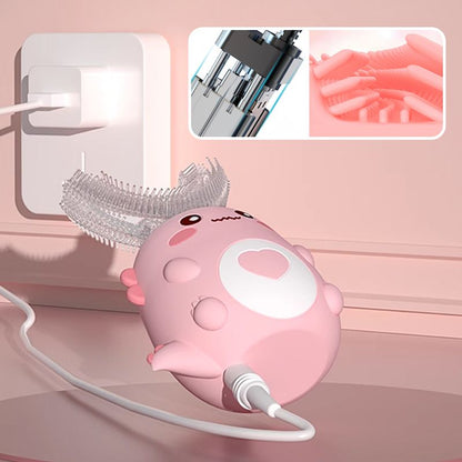 ⏰Los productos más vendidos tienen un 50 % de descuento🦷🪥Cepillo de dientes eléctrico inteligente en forma de U para niños