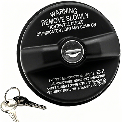 Durable Locking Gas Tank Cap with Keys