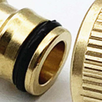 🔩50% OFF! ✨ 3/4" Brass Quick Connect Fitting – Rust-Proof, Leak-Free, Universal 💧