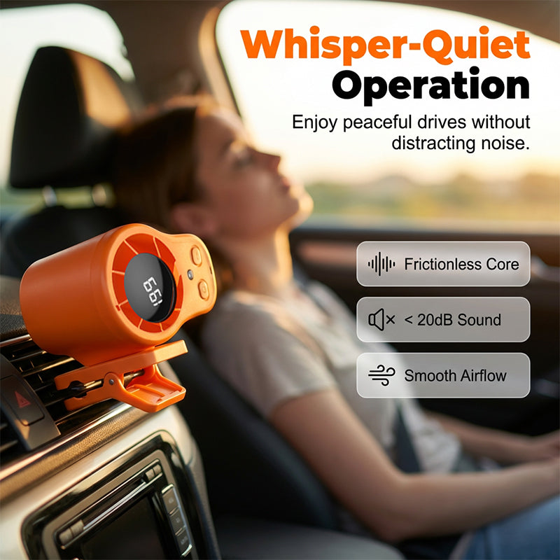 ✨Hands-Free Personal Cooling Fan with LED Display