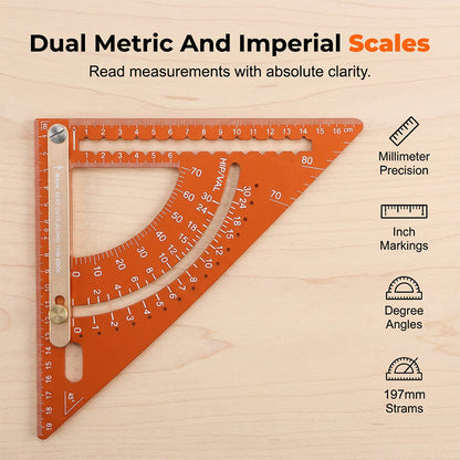 ⏰Precision woodworking triangle