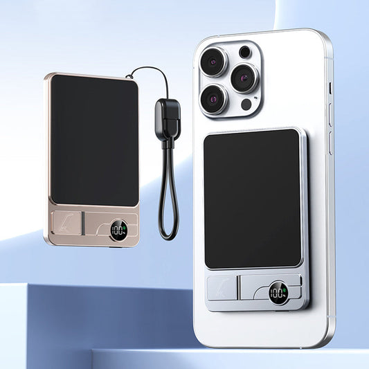 🔋 ¡50% DE DESCUENTO POR TIEMPO LIMITADO! ✨ Cargador portátil magnético 3 en 1 – Inalámbrico, soporte incorporado, delgado 🍃