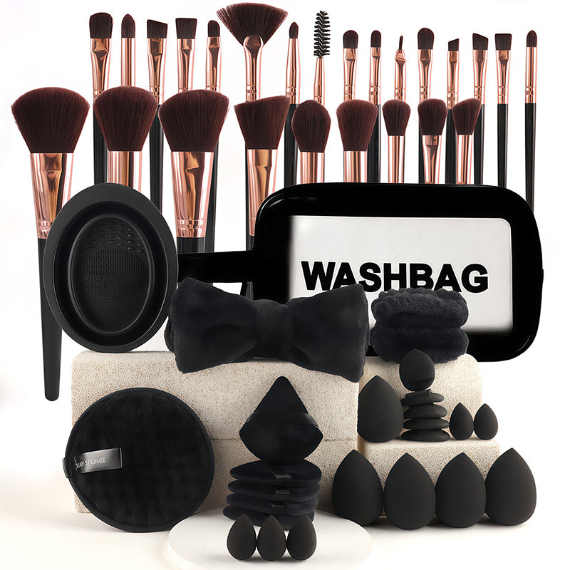 📢📢50% OFF !! ⏰ All-in-One Makeup Brush & Sponge Set