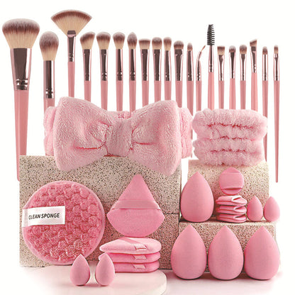 📢📢50% OFF !! ⏰ All-in-One Makeup Brush & Sponge Set