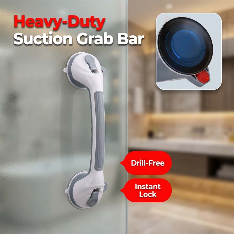 Drill-Free Suction Cup Grab Bar