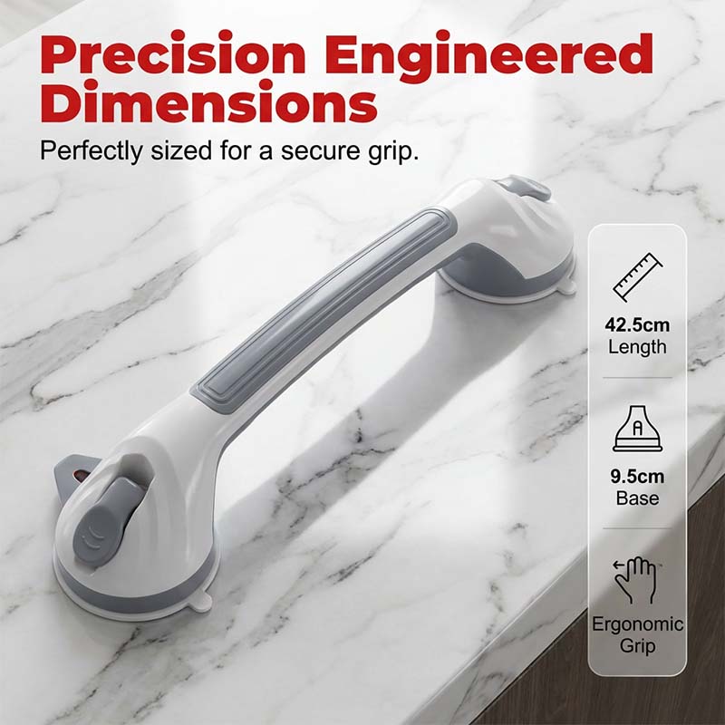 Drill-Free Suction Cup Grab Bar
