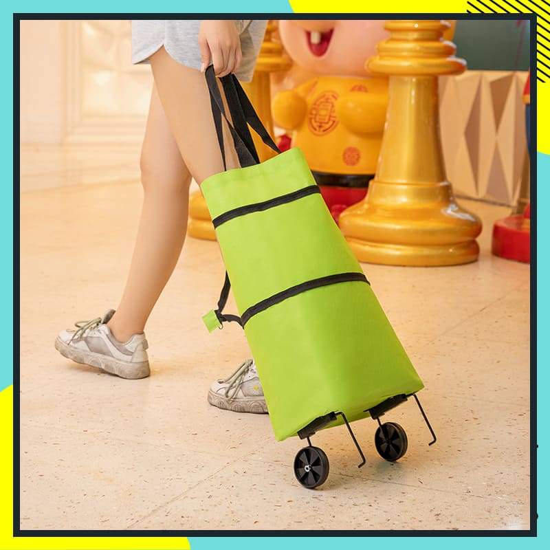 🎉 2026 Sale — Over 13,000 Sold!💞 2-in-1 Foldable Shopping Cart – Carry & Roll with Ease 🛒