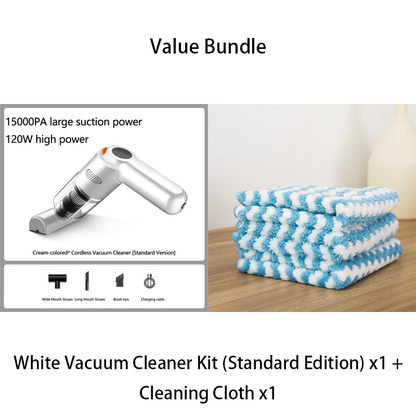 📢📢53% OFF !! ⏰ Cordless Car Vacuum – 10000Pa Suction & 4000mAh Battery 🚗